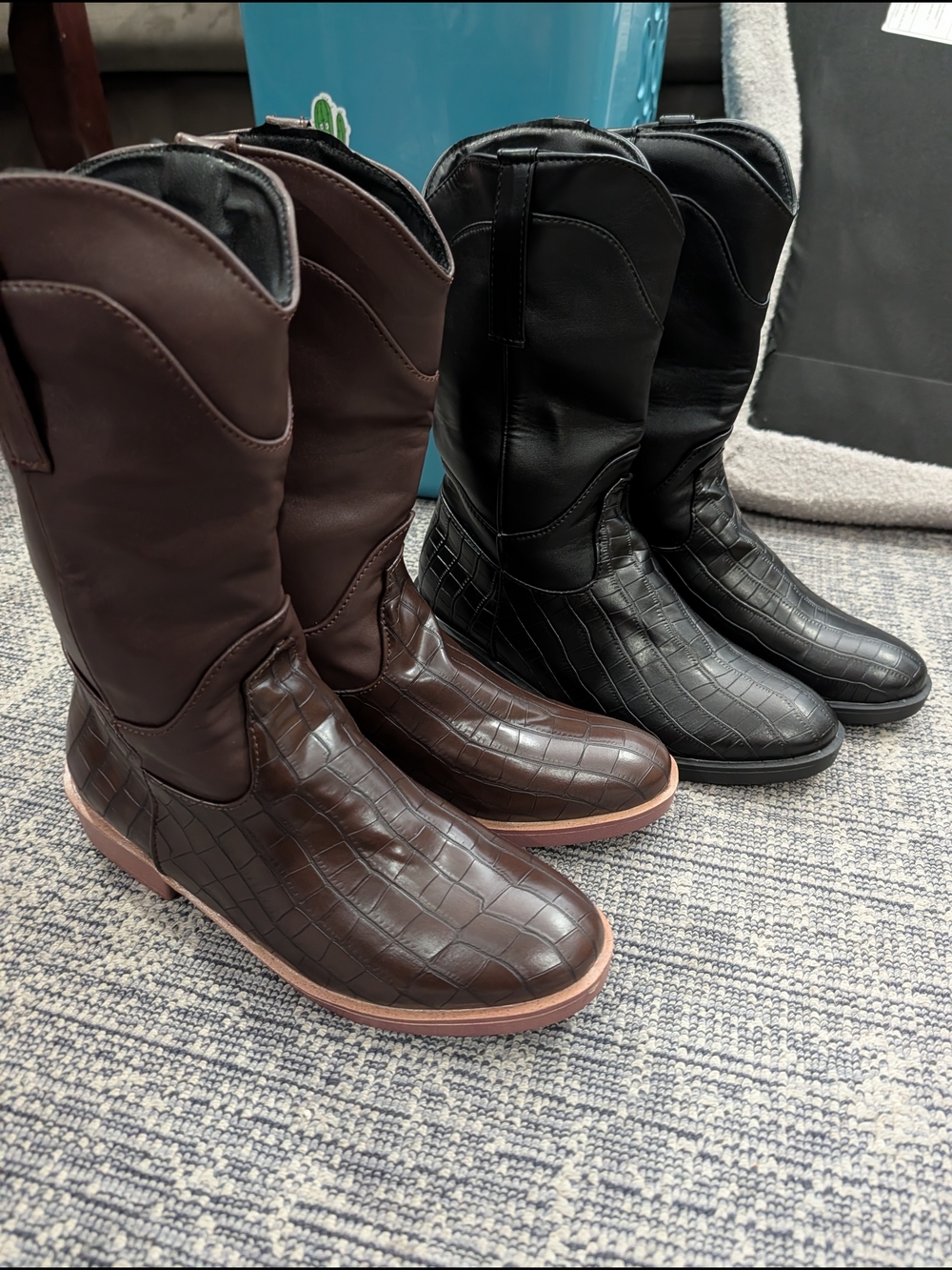 Womens Western Boots - Brown and Black Size 8 New